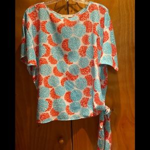 Michael Kors Poncho Style Blouse